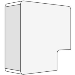 00408 In-liner Classic APM Угол плоский для миниканала 30х10.0мм, пластик, белый RAL 9016